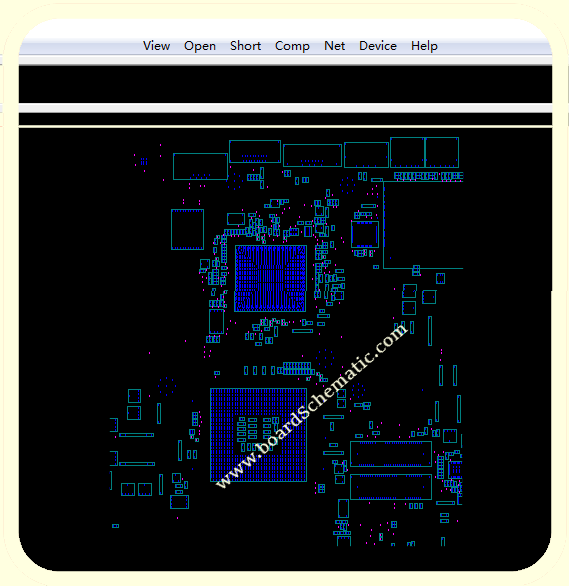 Toshiba Satellite L600 (UMA) Board view